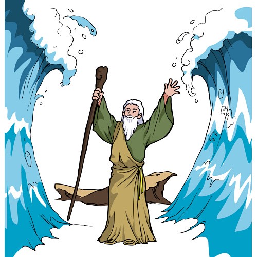 500x500 Best Photos Of Moses Red Sea Clip Art