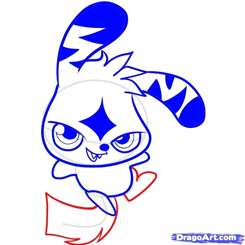 787x787 Coloriage Poppet Moshi Monsters