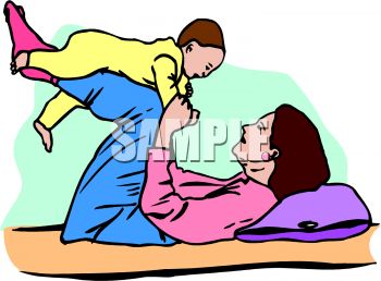 350x258 Mother And Baby Clipart Mom Baby
