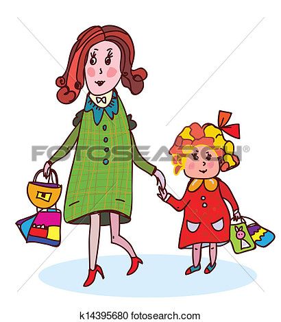 410x470 New Mother With Child Clipart