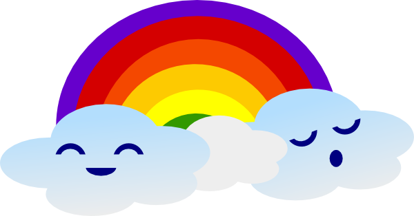 600x314 Free Rainbow Clipart