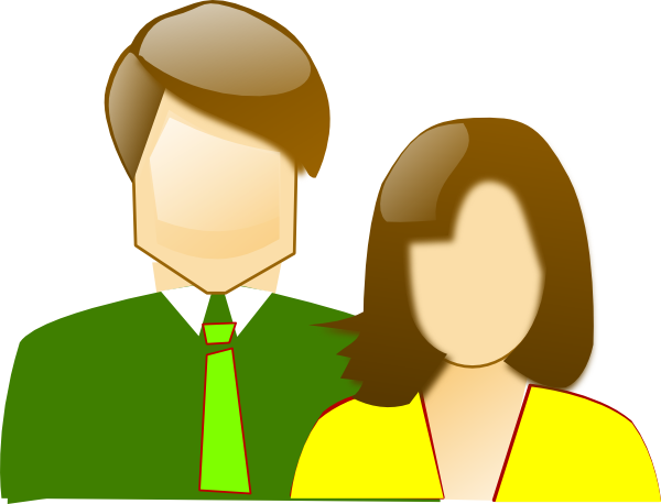 600x458 Mother And Father Clip Art