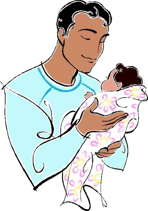 520x742 Baby Dad Clipart, Explore Pictures