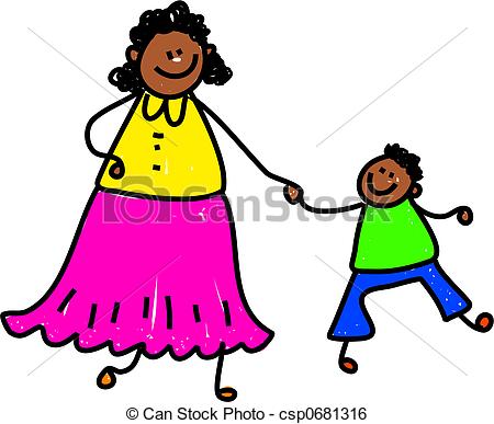 450x387 Mother Amp Son. Ethnic Mother And Her Little Boy