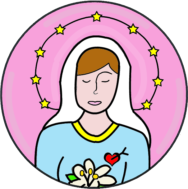 605x608 Top 88 Mary Clip Art
