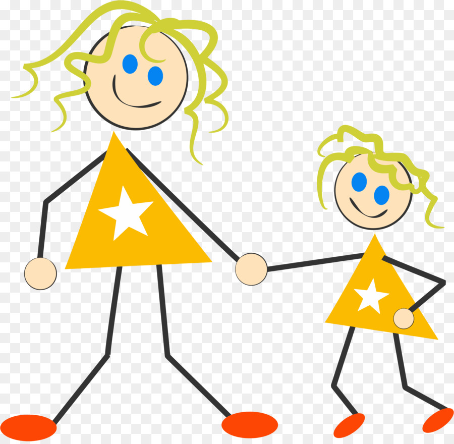 900x880 Mother Daughter Stick Figure Clip Art
