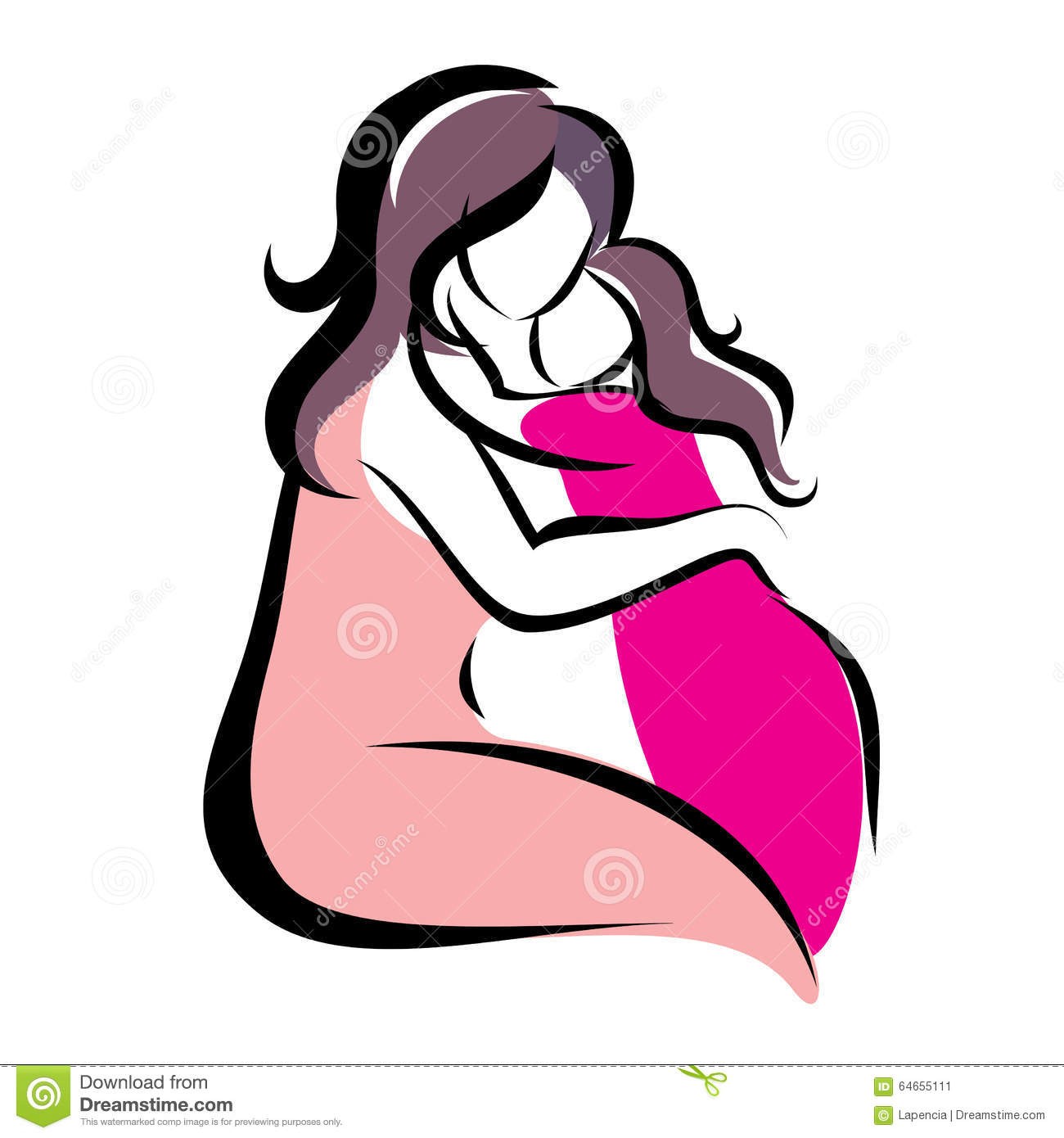1300x1390 Collection Of Mom Hugging Daughter Clipart High Quality