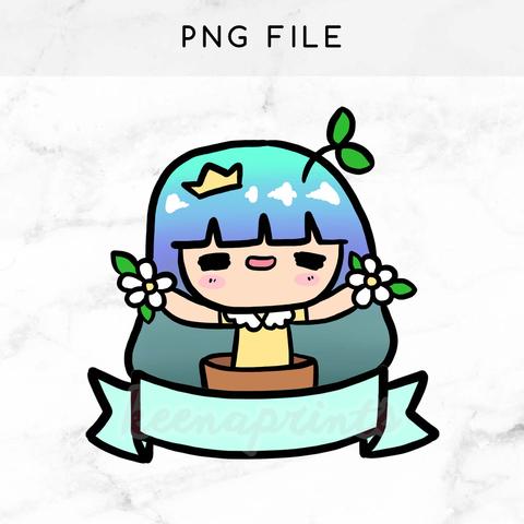 480x480 Mother Of Dragons Pre Made Chibi Printable Clip Art Keenaprints
