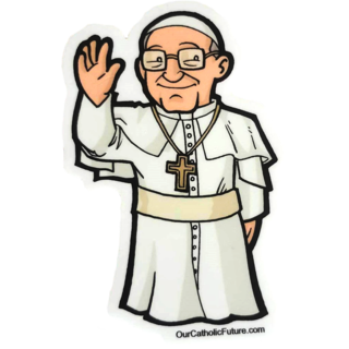 320x320 Mother Teresa Sticker Catholickids