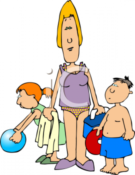 270x350 Royalty Free Clipart Image Of A Family