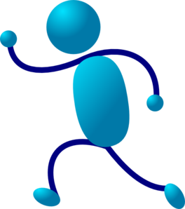 264x298 Man In Motion Clip Art