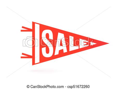 450x341 Sale Tag Design. Pennant Flag Typography Motion Concept . Clip