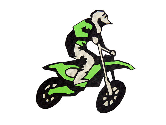 570x430 Items Similar To 4 Piece Dirt Bike Die Cuts