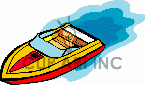 300x176 Speed Boat Clipart Black And White Clipart Panda