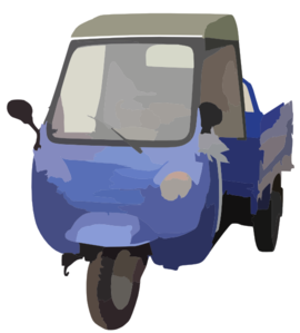 270x299 Motor Tricycle Three Wheeler Auto Rickshaw Clip Art