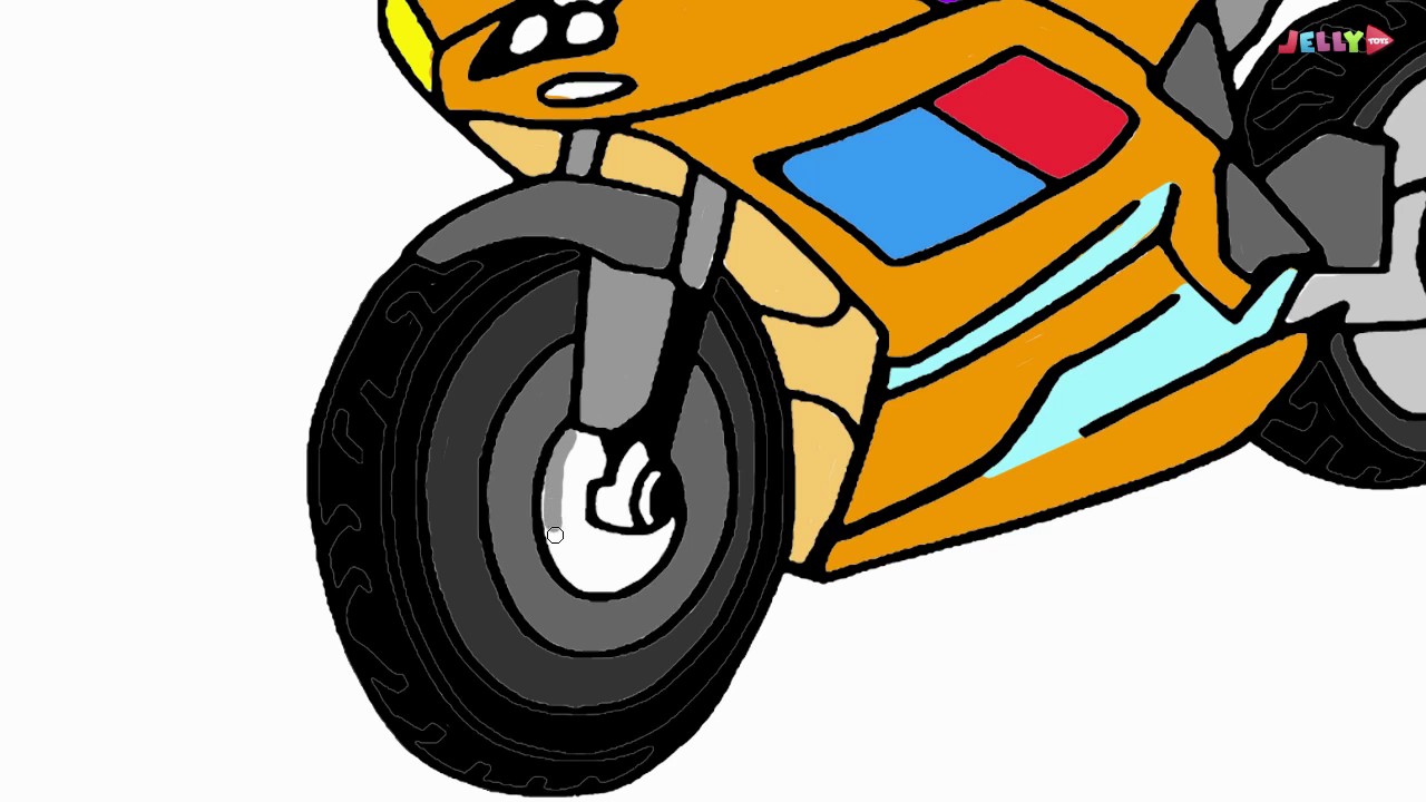 1280x720 How To Draw Motorbike