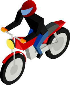 246x297 Motorcycle Driver Clip Art