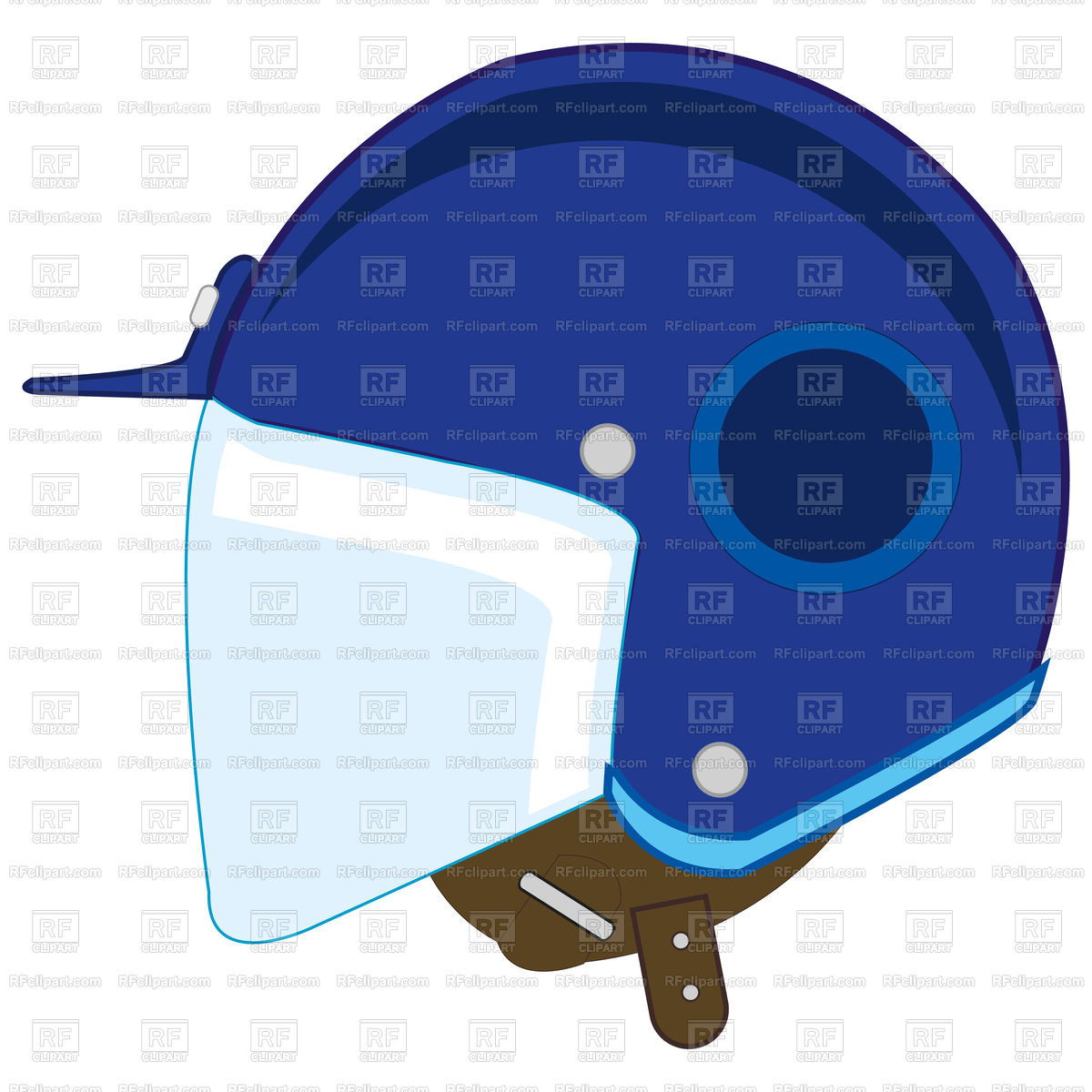 1200x1200 Defensive Motorcycle Helmet Royalty Free Vector Clip Art Image