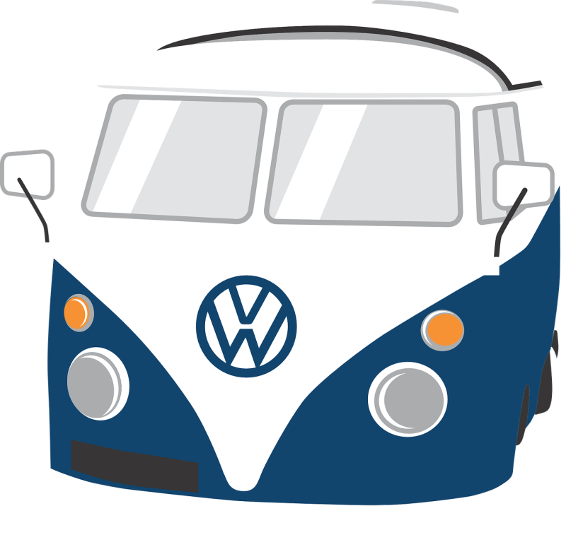 800x774 Camper Van Clipart