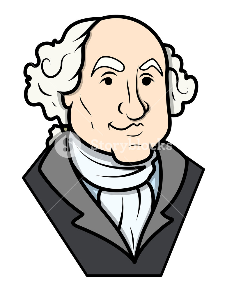 780x1000 George Washington Vector Clip Art Royalty Free Stock Image