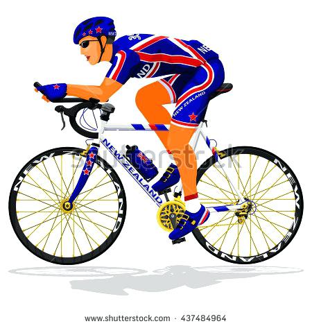 450x470 Cyclist Clip Art Cyclist On Mountain Bike Vector Silhouette Water