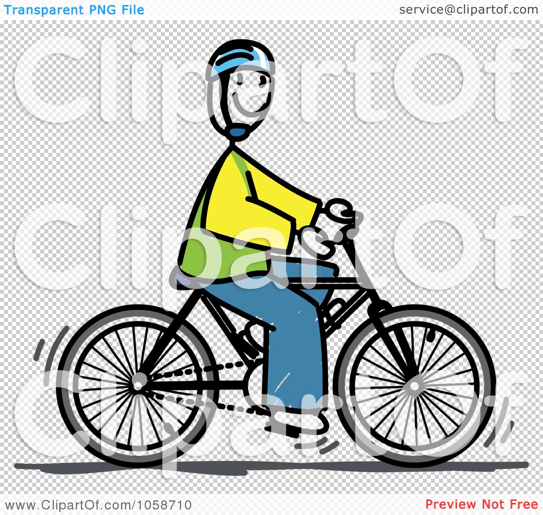 1080x1024 Royalty Free Vector Cliprt Illustration Of Stick Man Riding