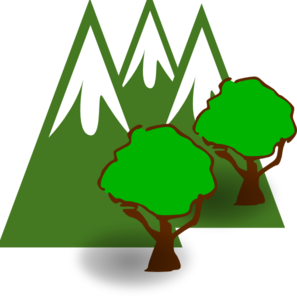 297x299 Mountain Forest Clip Art