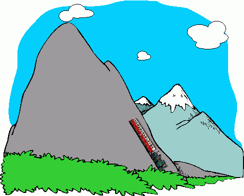 490x393 Luxury Mountain Range Clip Art