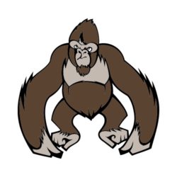250x250 T Shirt Clip Art For Gorillas