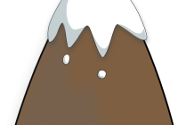 200x140 Mountain Clipart Vector Illustration Of Mountain Landscape Vector