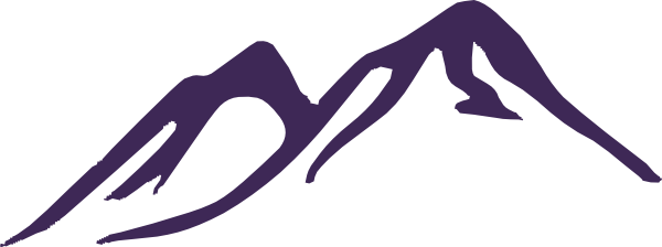 600x224 Collection Of Mountain Clipart Outline High Quality, Free