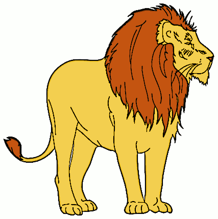 427x428 Mountain Lion Clipart Yellow Lion