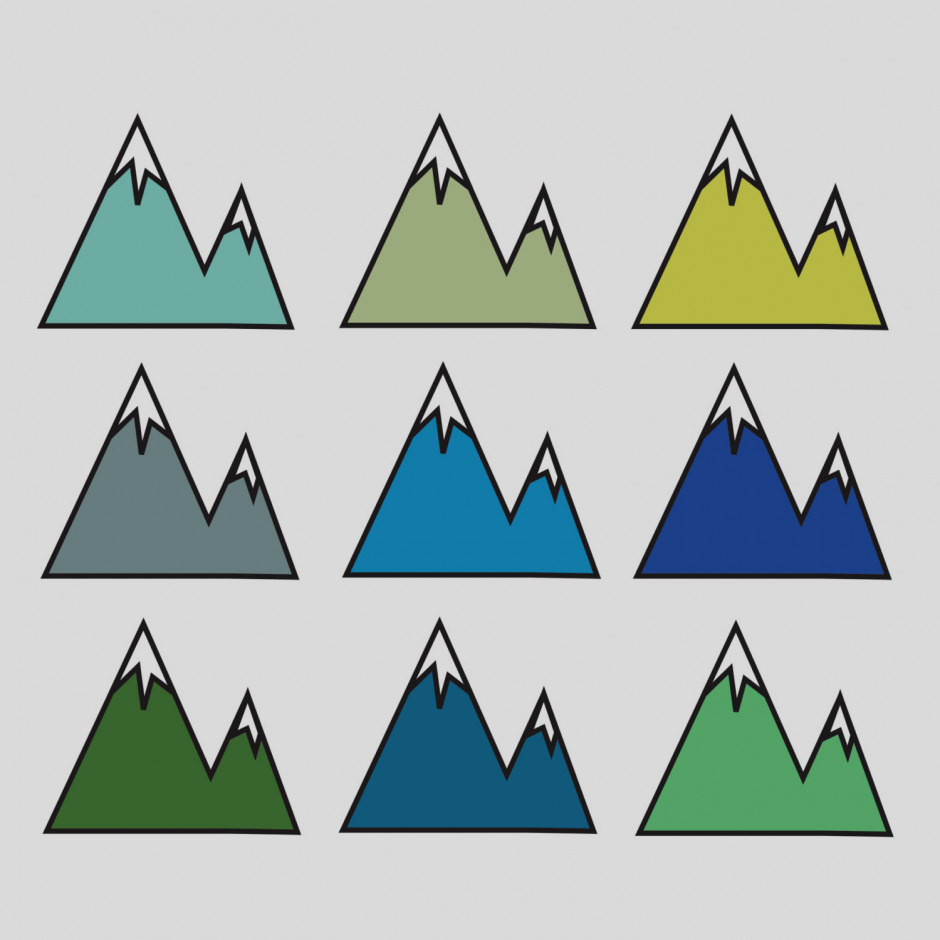 940x940 Trend Mountains Clip Art Snowy Mountain Transparent Png Image