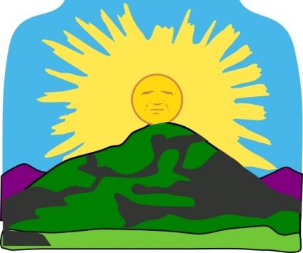 425x355 Afternoon Sun Clipart