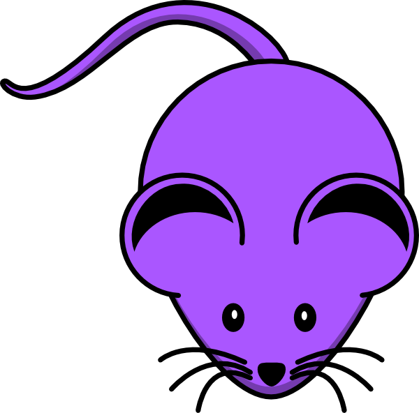600x592 Purple Mouse Clip Art
