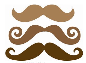 329x241 Awesome Mustache Outline Clip