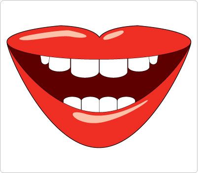 402x351 Mouth Clipart