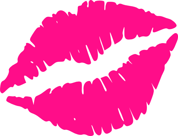 600x460 Hot Pink Lips Hot Pink Lips Clip Art