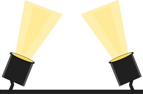500x329 Spotlight Clip Art