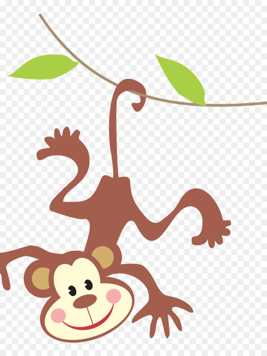 900x1200 Baby Monkeys Clip Art