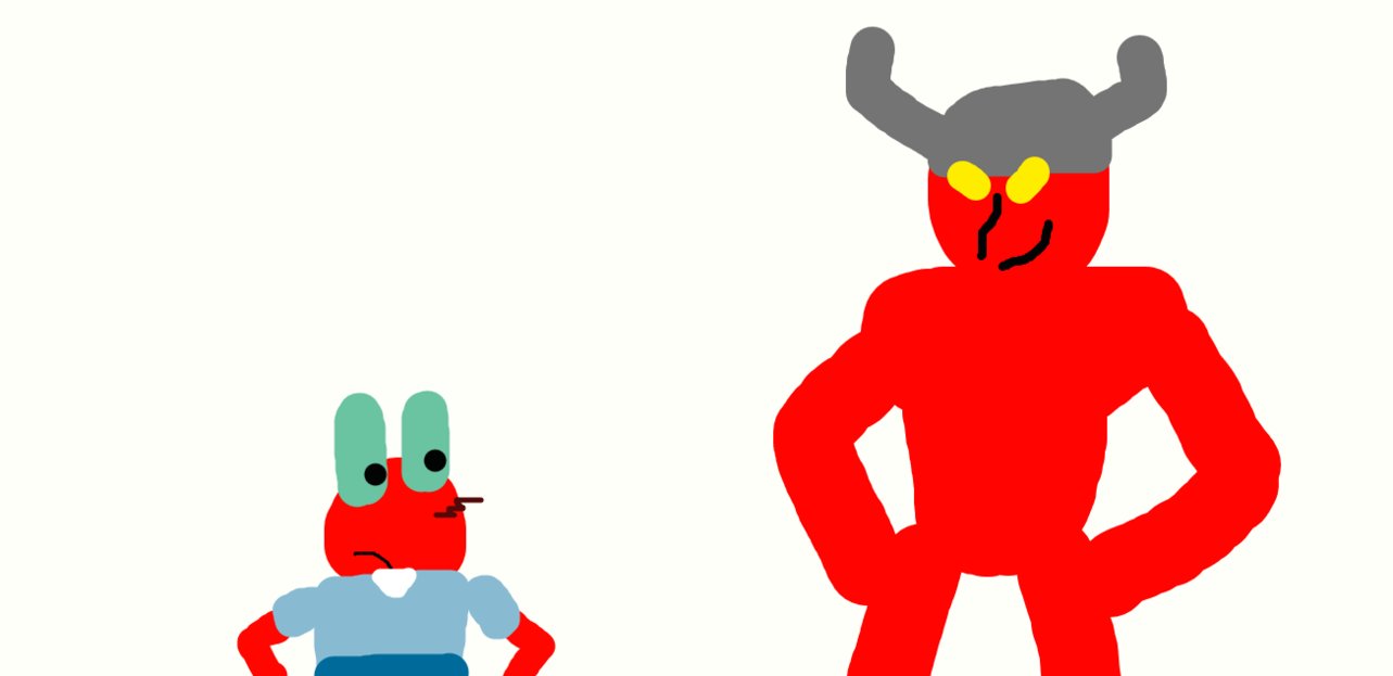 1283x623 Mr. Krabs Meets Surtur By Elbeno62