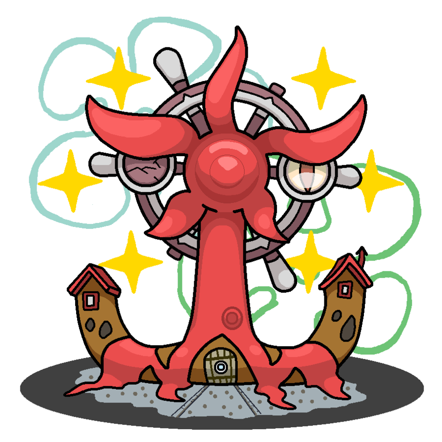 894x894 Shiny Dhelmise + Mr.krabs' House (Spongebob) By Shawarmachine