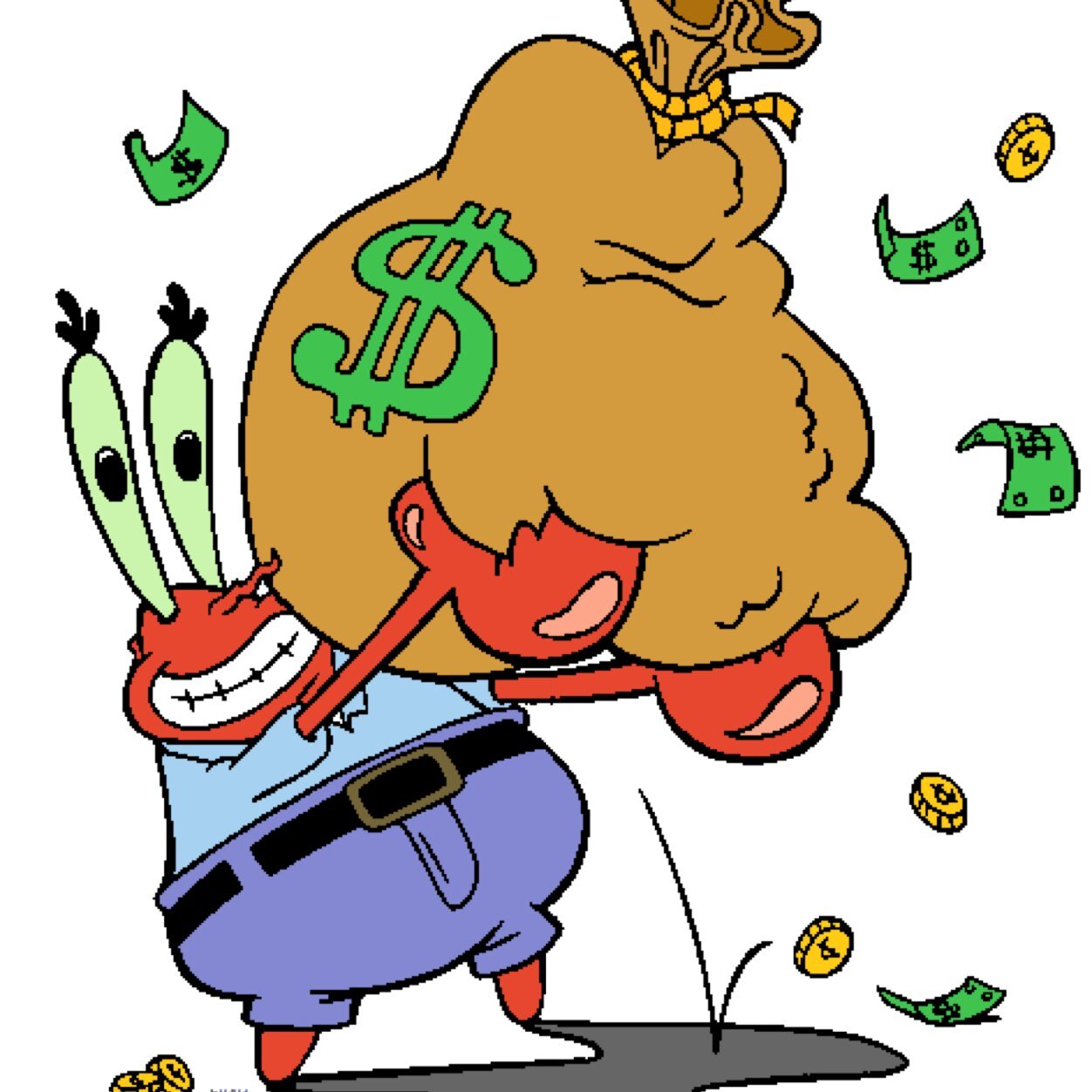 Mr Krabs Clipart at GetDrawings | Free download