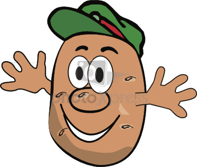 400x339 Potato Clipart