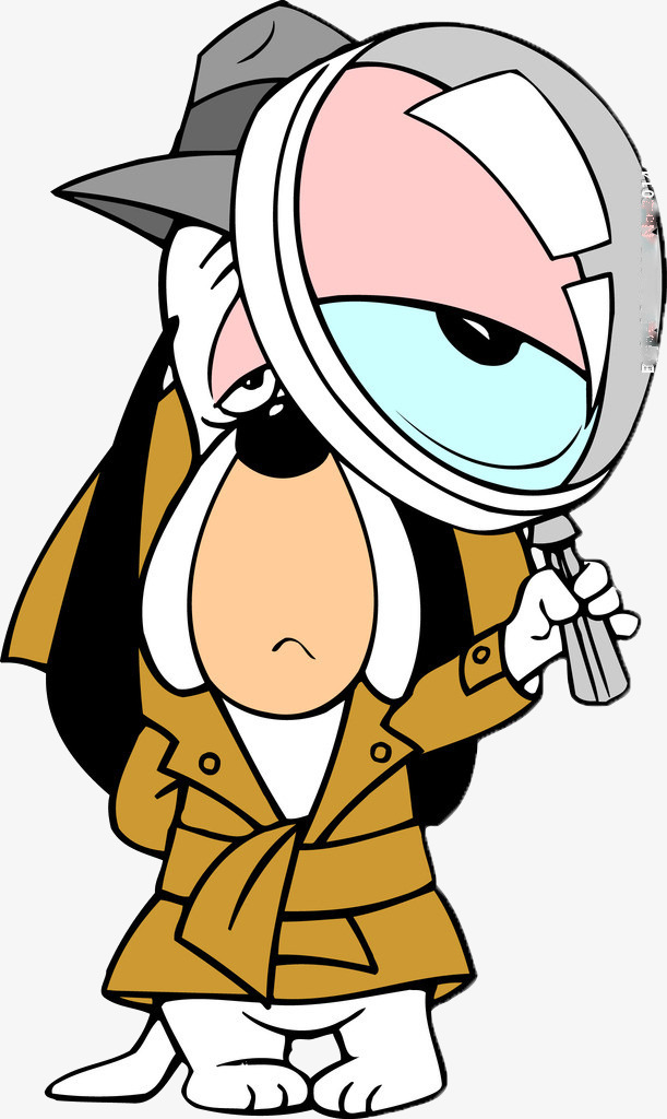 611x1024 Mr. Magnifying Glass, Detective, Dog, Magnifier Png Image
