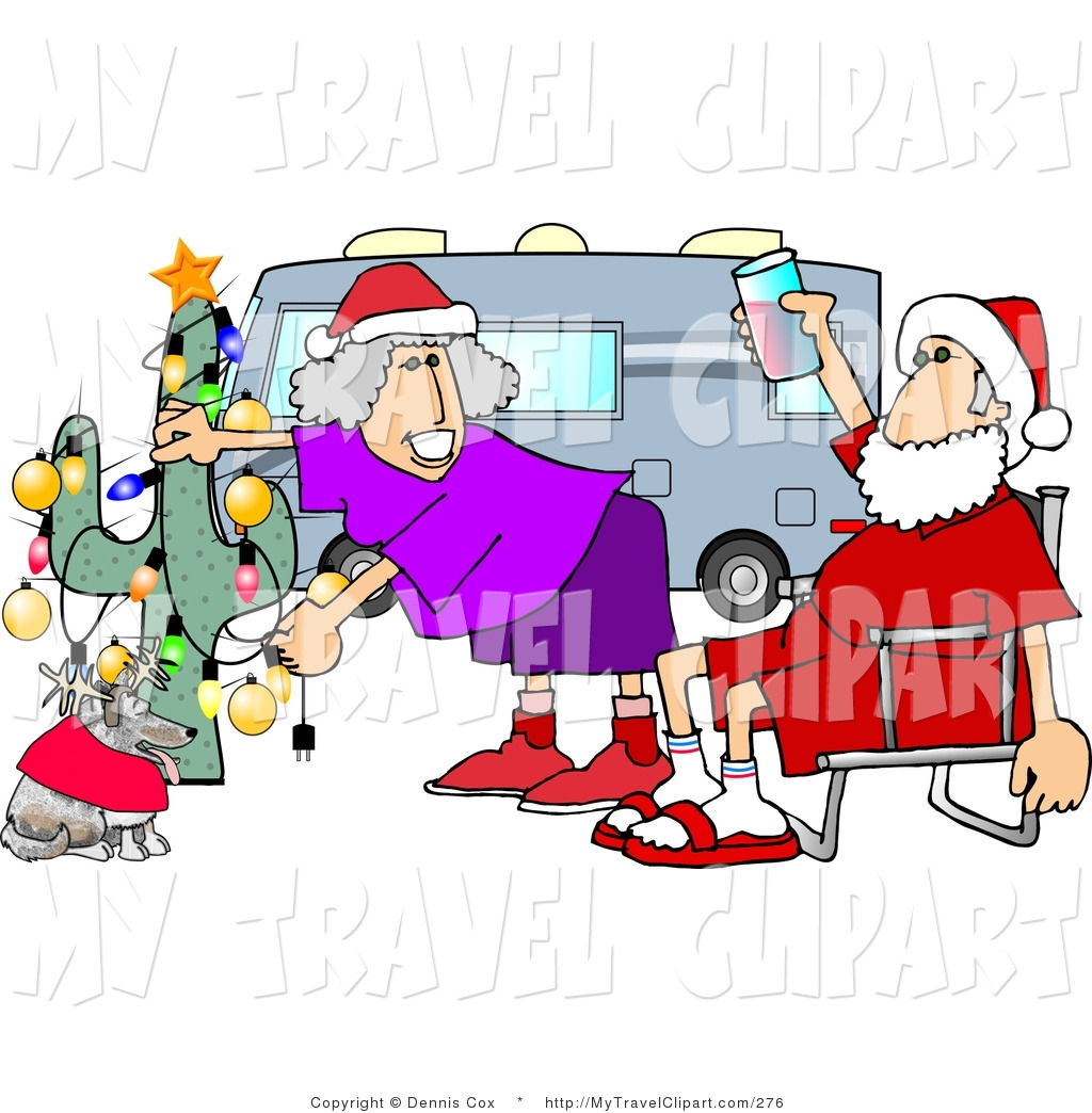 1024x1044 Clipart Of A Redneck Mr. And Mrs. Santa Claus Celebrating