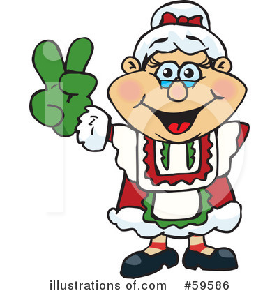 400x420 Mrs Claus Clipart