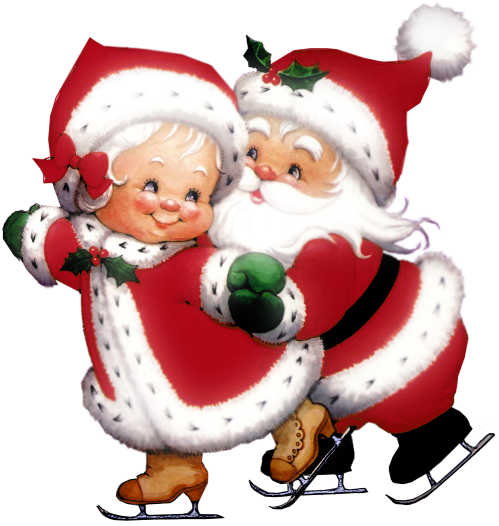 499x526 Transparent Cute Mrs Claus And Mr Claus Png Clipartu200b Gallery