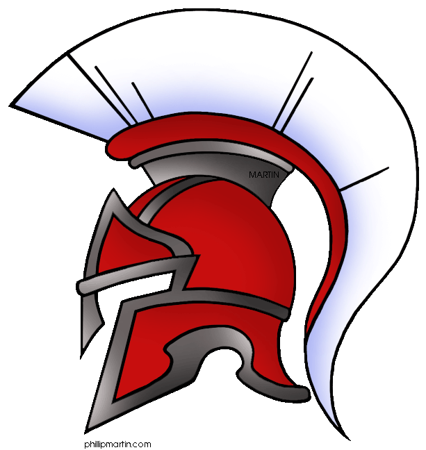613x648 Free Spartan Clipart Image