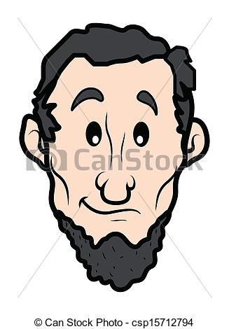 327x470 Drawing Art Of Cartoon Abraham Lincoln Character Vector Eps